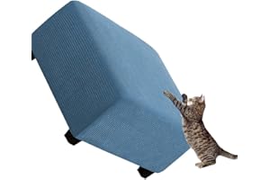 AQIGR Copri Pouf Quadrato 40 x 40/60x60/100x100/80x80 Elasticizzato Coprisgabello, Spandex Copertura Dell'Ottomano Tinta Unita Copri Poggiapiedi Poltrona per Soggiorno, Morbido Lavabile Fodere per Sgabello