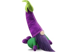 Gehydy Decorazioni Primavera Melanzane Gnomi Pasqua Gnomo Peluche Home Decor per Casa Cucine 28cm