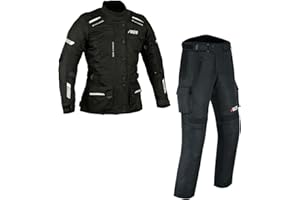 WMW WALI MOTO WEAR Damen Motorrad Textil Kombi Motorrad Textil Jacke und Hose für Damen Wasserdicht Motorrad Roller Textil Kombi Motorradkombi für Damen