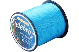 ANGRYFISH Premium 4-Strand Braided Fishing Line - Affordable, Zero-Stretch, Small Diameter - Ideal for Beginner Anglers