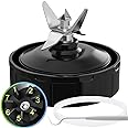 7-Fins Extractor Blade Assembly with Rubber Gasket Blender Replacement Parts Compatible with Nurti Ninja Blenders Auto iQ BL480 BL482 BL642 BL682 NN102