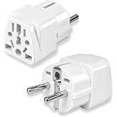2 Pieces Universal to International Plug Adapter, Suitable for Tourism | Types A B G, International Adapter for Plug, China U