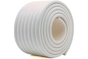 M2cbridge Multifunctional Edge and Corner Guard Coverage Baby Safety Bumper DIY 2m (Rice white)