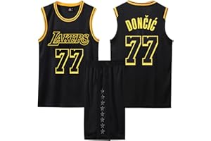 GIIWAKI Maglia e Pantaloncini Senza Maniche - Completo Basket Bambino