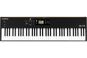 STUDIOLOGIC - SL73 MK2 Master Keyboard 73 Tasti Pesati Hammer Action con Aftertouch, Interfaccia Audio USB-C, MIDI 2.0, Controlli DAW, Integrazione Numa Player