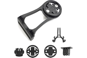 KMRDND Supporto per manubrio da bicicletta per Garmin Edge 130, 530, 540, 800, 830, 840, 1000, 1030, 1040 Plus, Edge Explore 2, anche per fotocamere GoPro e lampada
