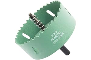 95mm Hole saw LAIWEI hole cutterhole cutter,3.74 Inch HSS Annular Hole Saw Cutter Drill Bit,holes in wood,gypsum board,aluminum profiles, PVC and other materials(3-3/4")