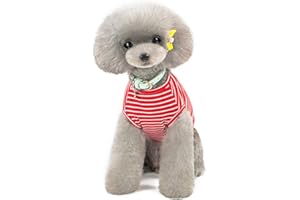 HARFKOKO Sweter Mały Pies Kot Szczeniak Sweter Odzież/Sweter Wygodny Mały Pies Sweter Kot Sweter Szczeniak Sweter Płaszcz dla Małych Kotów Szczeniak Różowy Czerwony Niebieski Szary Trawa - Waga 1,2-9,0 kg