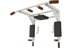 AJX PUSH THE LIMITS AJX Double function Pull up bar stand wall mounted pullup and dip station bars outdoor mount traction door multi gyms for home stations workout pull-up strength for training