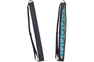 Pauzle Golf Beer Sleeve,7 Can Golf Beer Cooler Sleeve Covers with Adjustbale Shoulder Strap Portbale Cooler Bag Leakproof Beverage Storage Case Golf Accessories Gift for Men or Women