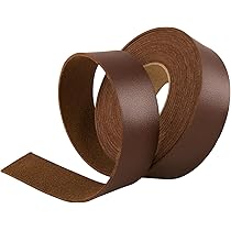 Swpeet Lederband 1 Zoll Breit - 80 Zoll Schwarz Für DIY Projekte Und Schmuck