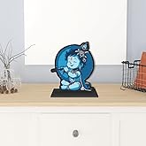 CVANU Wooden Idols & Figurine Table Top Little Krishna Decorative Item Religious Showpiece for Study Table| Office Desk| Book