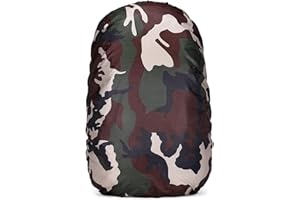 TAHUAON Housse de protection imperméable pour sac à dos - Antidérapante - Sangles croisées - Pour la randonnée, le camping, les voyages