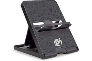 TUVOWAK Support réglable Compatible avec Nintendo Switch, Support de Jeu Compact Portable Pliable pour Console Switch OLED/Switch Lite pour Jouer et Charger