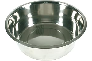 Arquivet Futternapf aus Edelstahl für Hunde oder Katzen, Edelstahl, 350 ml/13 cm