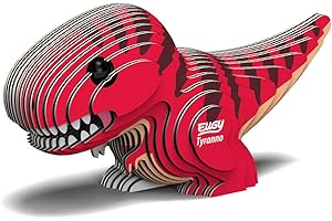 EUGY 005 Tiranosaurio. Eco-Friendly 3D Paper Puzzle Dinosaurios