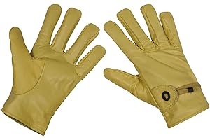 MFH Homme Western Leather Gants Beige