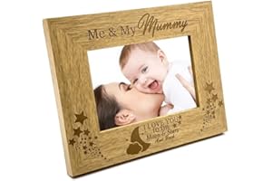 UKGIFTSTOREONLINE Me and My Mummy Love You To The Moon Photo Frame Gift (5 x 7 Inch)