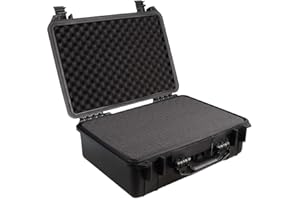 DURATOOL D03133 Black Water Resistant Case with Foam Insert - 357mm x 470mm x 176mm