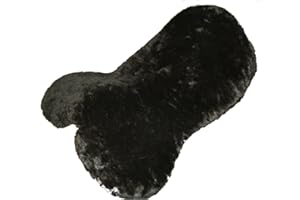 ‎FÖRSTER-FELLNEST Förster-Fellnest Echt Lammfell Sattelbezug Lammfellbezug für ENGL. Sattel XL bis 18,5 Zoll - Sitzbezug in schwarz