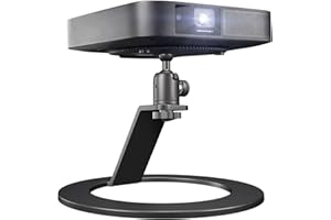 UineHiot Desktop Mini Projector Stand, 360° Rotation Angle Adjustable Projector Stand, Table Mobile Projector Bracket for Projector, Mic, Camera, Webcam, 1/4in Mounting Screw and Ball Head