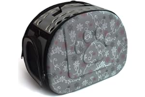 PETCUTE Transporttasche für Katzen Hunde Tragetaschen Haustier Transporttasche Tragbar Faltbar Haustiere