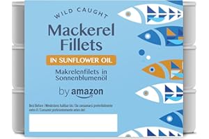 by Amazon Filetes De Caballa Del Sur En Aceite De Girasol, 3x125g