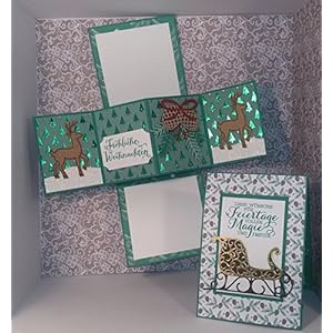 Besondere Weihnachtskarte mit einem WOW-Effekt