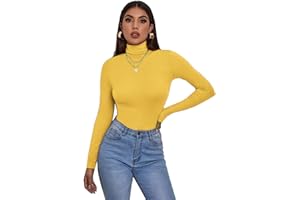 Zaif & Hari® Women's Polo Roll Neck Long Sleeve Turtle Neck Jumper - Ladies Plain Mockneck Casual Top Plus Size 8-26