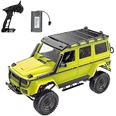 MN Model MN86S 1/12 G-Wagon Mercedes G500 4WD RC Model Rock Crawler Offroad Uzaktan Kumandalı Araba Truck RTR Yeşil+Dahili Iş