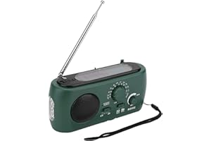 BEWINNER Radio portatil Pilas Digital USB Recargable FM Solar sobremesa pequeña relaciones Que Back Supervivencia radios Linterna You Agua bateria a Bolsillo Need The Obra Light