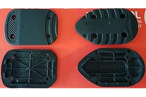 LUPSTY Rossignol Lane - Juego de 2 tacones de 12 mm + 2 puntas de 7 mm