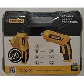 1 141 Şarjlı Vidalama Tornavida 37 Par&ccedil;a Takım &Ccedil;antalı 4 Volt 4.0-4.4 Ah Manyetik 2 Yıl, 254536587932