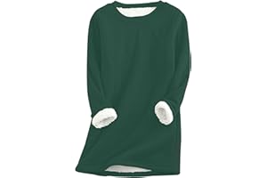 YMING Femmes Pull en Peluche Hiver Chaud Coloré Pull Manches Longues Pussycat Imprimé Pull