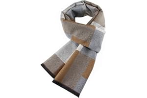 Ueither Uomo Sciarpa Autunno Invernale Termica Calda Morbida Casual Business