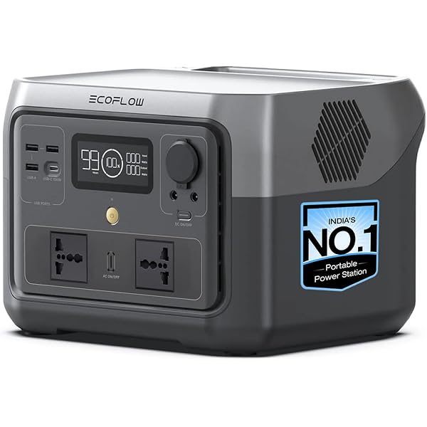 GRECELL Portable Power Station 2000W with 2*200W Foldable Solar