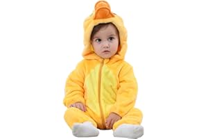 BABYPREG Unisex Baby Tier Halloween Kostüme Kapuze Flanell Strampler Outfits