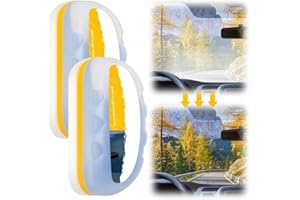 ‎ENITMOR Automotive Ölfilm Reinigungsbürste, 2025 Neu Multifunktionaler Auto Glasreiniger mit 120ML Ölfilm Entferner, Anti-Beschlag Glasreiniger für Autoscheiben, Windschutzscheiben & Spiegel (2)