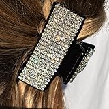 Crystal Hair Clip Diamante Hair Claw Clip 90 Degrees Hair Clip Claw Wedding Hair Clip Black Hair Grip Hairclip Hair Accessory