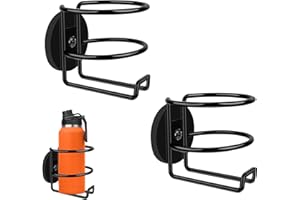 RFYTDCF Magnetischer Auto Getränkehalter Boot, 2 Stück Universal Getränke Halter Flaschenhalter Becherhalter Auto Edelstahl Cup Holder Car Bierhalter Halterung Wasserbecherhalter, Schwarz