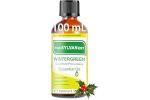 FORSYLVANEST Olejek gaulteriowy 100ML, 100% naturalny olejek gaulteriowy, idealny do aromaterapii, dyfuzorów, nawilżaczy powietrza
