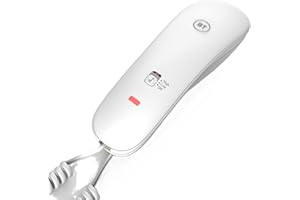 BT Duet 210 Corded Landline House Phone, Home Phone, 10 Number Memory, LED Call Indicator, Mute Facility, Hearing Aid Compatible