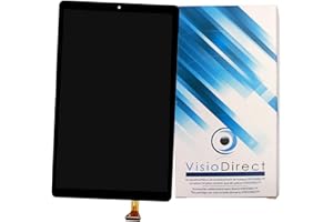 Visiodirect Ecran Complet Compatible avec Samsung Tab A 10.1 (2019) SM-T510 SM-T515 10.1" Noir Vitre Tactile + Ecran LCD