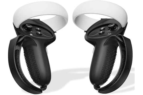SUPERUS Comfort Cover pour Poignées de Contrôleur Compatible avec Meta Quest 2 Accessoires - Construction Entièrement en Silicone, Poignées de Contrôleur pour Oculus Quest 2