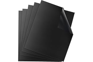 KWARE BBQ Grill Mat, 3 Pcs bbq Grill Mats Non Stick Reusable and Baking Mesh for Indoor Outdoor BBQ Works on Gas Charcoal Electric Grill Sheets 40x33CM (Black)