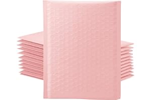 Switory 25piezas bolsa de burbujas, 21,6x28cm Sobres acolchados a granel, Bolsas Polymailer con forro de burbujas para envío, empaquetado, Envío por correo autoadhesivo