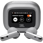 JBL Live Flex 3، سماعات أذن لاسلكية، فضي