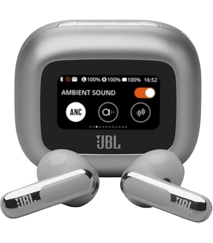 Écouteurs Bluetooth 5.4 Sans Fil - 48h Autonomie, Écran Tactile, IPX7 Étanche - Son Stéréo Immersif Avec 5 Égalisations - Noir
