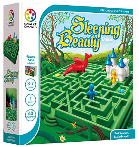 SmartGames Sleeping Beauty Deluxe Maze Puzzle With Picture Book