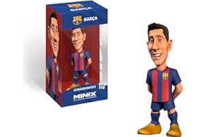 MINIX - FC Barcelone - Robert Lewandowski 9 - #116 - Figurine à Collectionner 12cm